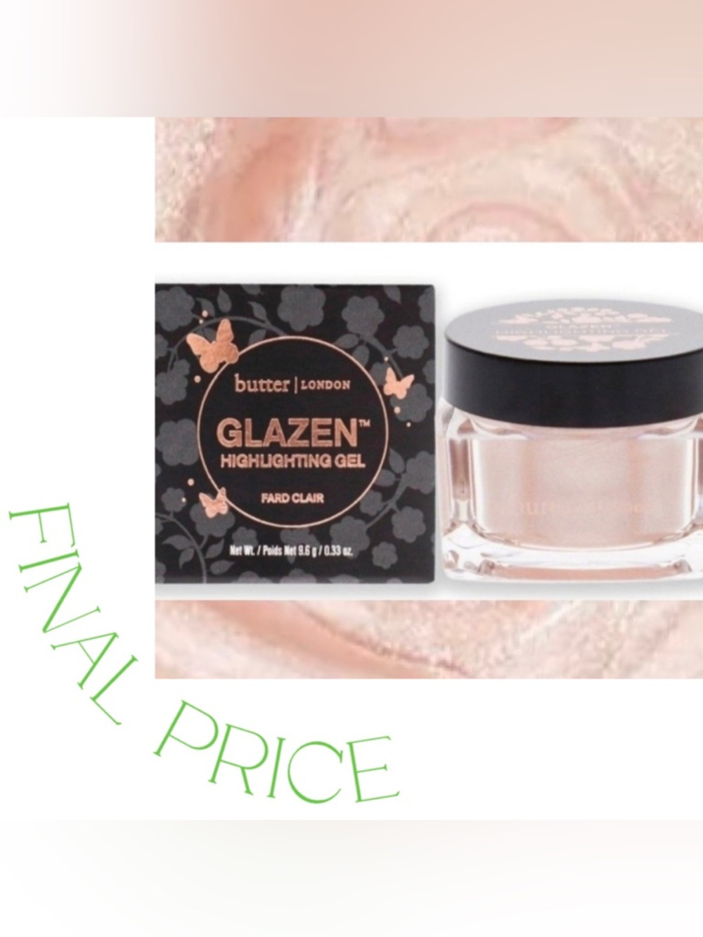 ✅ FINAL PRICE butter LONDON Glazen Highlighting Gel DISCONTINUED Chandelier Pink